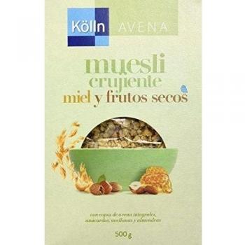 Kölln Muesli de Avena Crujiente con Miel y Frutos Secos 500 g