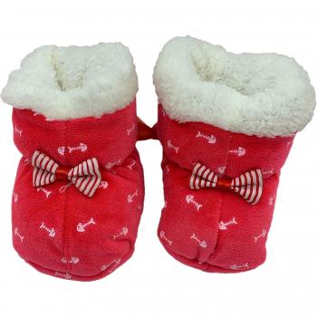 Botines acolchados con diseño de estrellas para bebé 0-6 meses