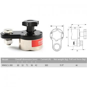 Outil de Soudage Pincée Magnétique 300 A