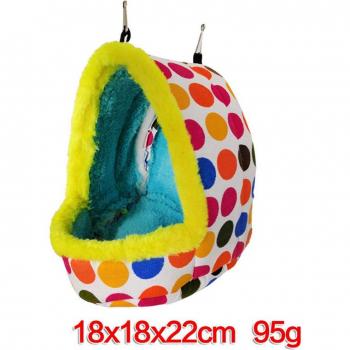 Nid d'oiseau en peluche pour animaux S/M/L