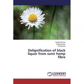 Delignification of black liquor from sunn hemp fibre