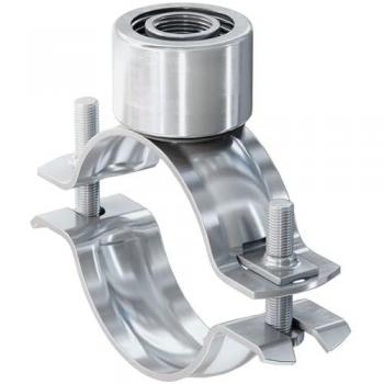 Fischer Rohrschelle mit Dreifach‑Anschlussmutter FRNS Triple 63-70 (Packung)