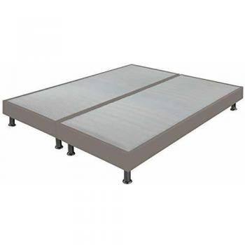 Sommiers & Pieds Ebac Omega Simili Taupe, 2 unités 70×190 cm