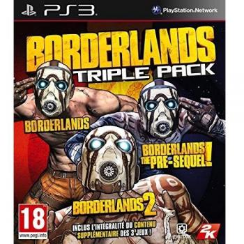 Pack de 3 jeux Borderlands (compatible avec PS3)