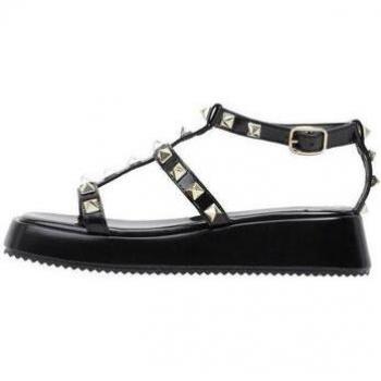 Sandales Krack TACKS Noir Étendu