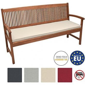 Tessuto Natura Beige 180x48x5 – Cuscino Lungo per Panchine e Dondolo