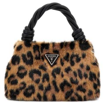 Sac à main Shaida S peluche léopard