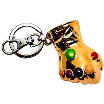 MARVEL Infinity Gauntlet Schlüsselanhänger – 3D Metallblister (Gold) – Semic