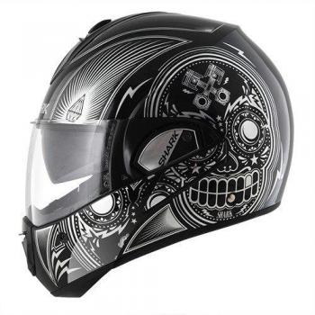 Evoline Series 3 Hark-Mezcal Helm – Schwarz/Chrom, Größe M