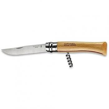 Opinel N°10 Stainless Steel Corkscrew Knife