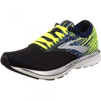 Brooks Herren Laufschuhe Ricochet, Schwarz (Black/Nightlife/Blue 004)