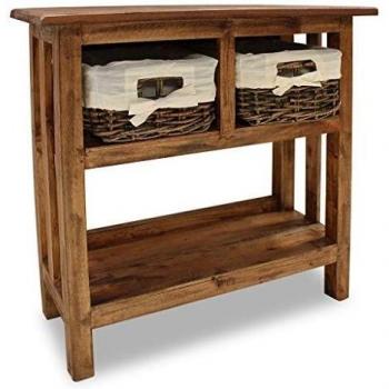 Solid Reclaimed Wood Console Table 69x28x70 cm