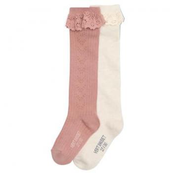Chaussettes hautes en maille pour fille
