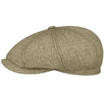 Hatteras Women’s Flat Cap in Beige‑Green – 57 cm (Stetson)