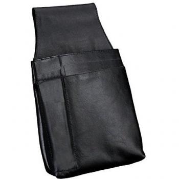 Sac Ceinture Serveur Cuir Noir