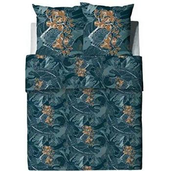 Les Ateliers du Linge Parure de lit Tella avec Housse de Couette et taie(s) d'oreiller imprimé 200 x 200 cm