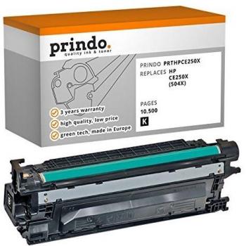 ORIGINAL Printo Toner Nero PRTHPCE250X WWK21186 Alternative Tintenpatrone für HP CE250X (504X)
