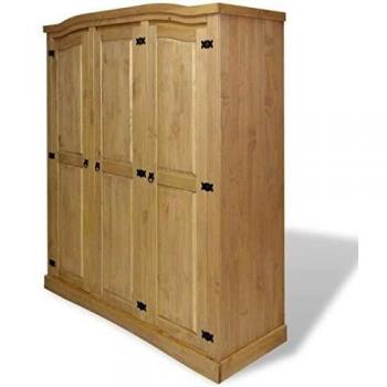 Meuble à portes multiples VidaXL Corona avec pin mexicain 3 portes