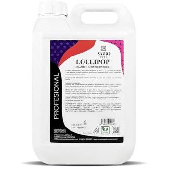 Champú y Acondicionador Lollypop: Fórmula Verde, B5, Aroma Frutal