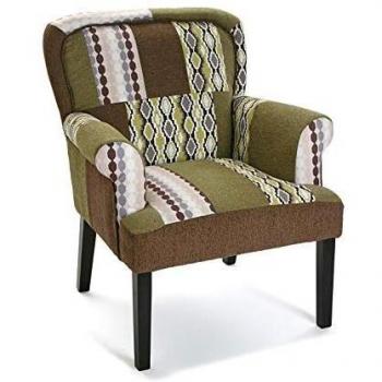 Poltrona Boise 89x71x72 cm Verde Marrone