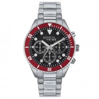 Reloj Breil Negro Plateado EW0714