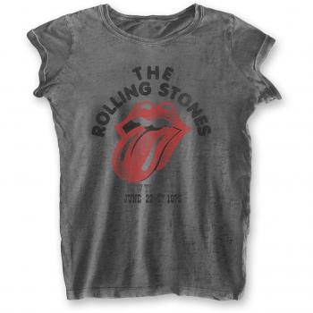 The Rolling Stones NYC 1975 Girly Burnout Tee