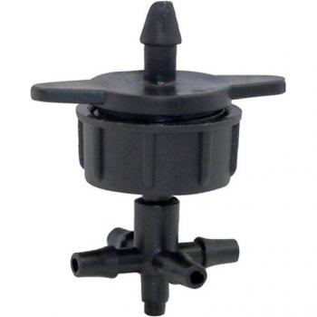 Agricultural Drip Irrigation System with 4-Way Connector
