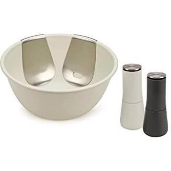 Regalo gourmet “Grigio” – ciotola, scodella e set di macinini
