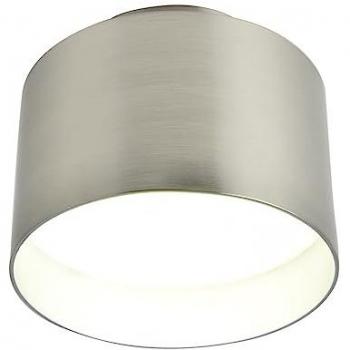 Nickel Finish LED Semi-Flush Mount 12W 4000K and 4W 3000K