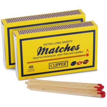 Clipper Extra Long Safety Matches for Candles and BBQ's