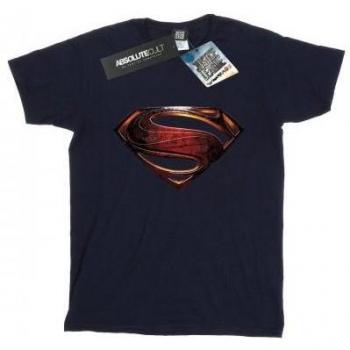 DC Comics Women’s Justice League Superman Emblem T-Shirt – 2XL White Boyfriend