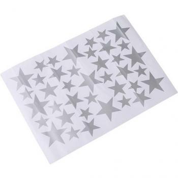 Gold and Black Star Vinyl Wall Decor