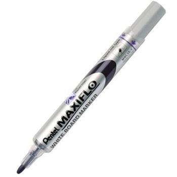 Pentel Maxiflo Whiteboardmarker 12er Set Violett 2mm Rundspitze