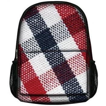 Mochila Luxburg Patrón Rojo y Blanco