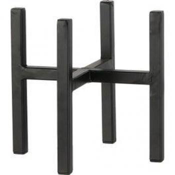 Soporte macetero Ascot negro 16 cm