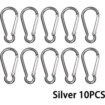 20Pcs Mini Karabiners for Camping and Keychains