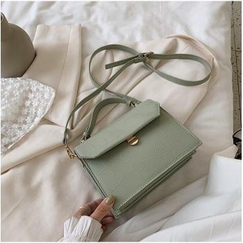 Sac à bandoulière en cuir synthétique avec pierres pour femmes
