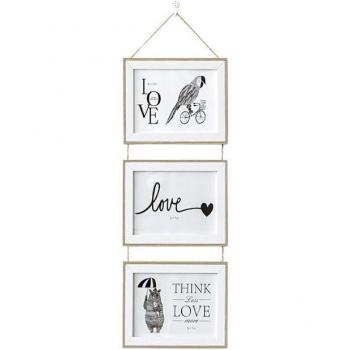 Decoración de Pared con Clips de Madera