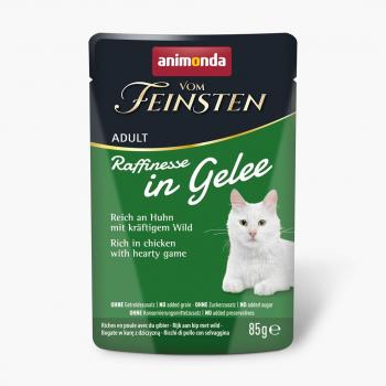 Raffinierte Gelee-Mahlzeit Huhn und Wild