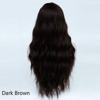DIFEI Black Blue Curly Wig