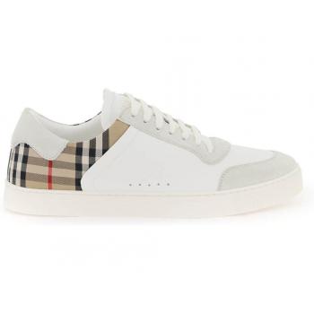 Burberry, Sneakers, male, Multicolor, Size: 8 1/2 US Burberry Sneakers White