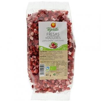Vegetalia Ökologische gefriergetrocknete Erdbeeren 40 g Geschmack Neutral