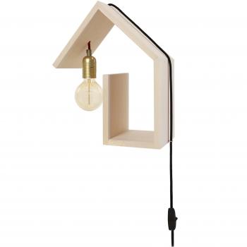 Aplique Tosel en Madera 36x15x29 cm