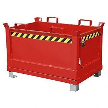 Conteneur FB 500, L 800 x B 1200 x H 860 mm, rouge