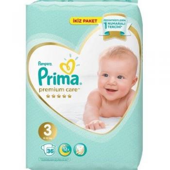 Pañales de Bebé Pampers Talla 3, 36 Piezas