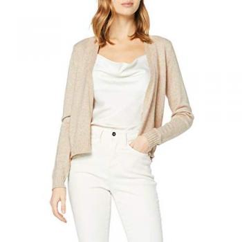 Cárdigan Corto Beige Melange Vila
