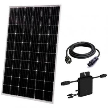 Technaxx TX-212 Solarkit 300W für Balkon mit Inverter und Anschlusskabel