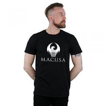 Fantastische Tierwesen Herren T-Shirt mit MACUSA-Logo Größe XXL schwarz