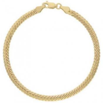 Firetti Armschmuck „Gold Panzer“ – 19 mm