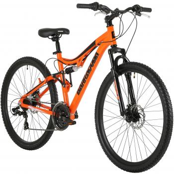 Barracuda Kids' 27.5 Draco Dual Suspension Mountain Bike, Orange